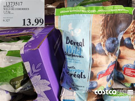 1373517 BOREAL WILD BLUEBERRIES 1 5 KG 13 99 - Costco East Fan Blog