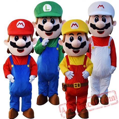 Super Mario Mascot Costume for Adults