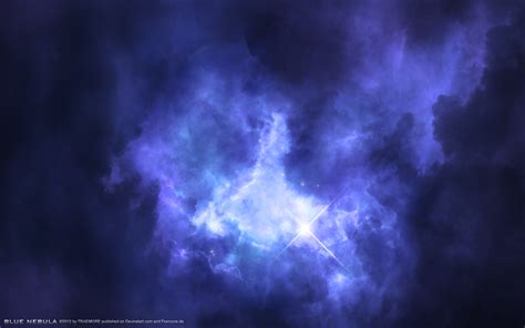 Blue Nebula by TRAEMORE on DeviantArt