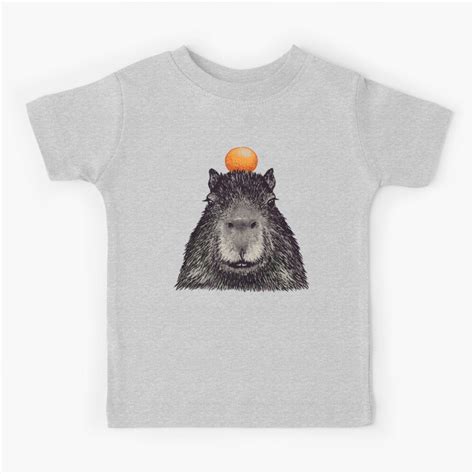 "Capybara Orange | Capy Yuzu | Capybara with Orange on Head | His Name ...