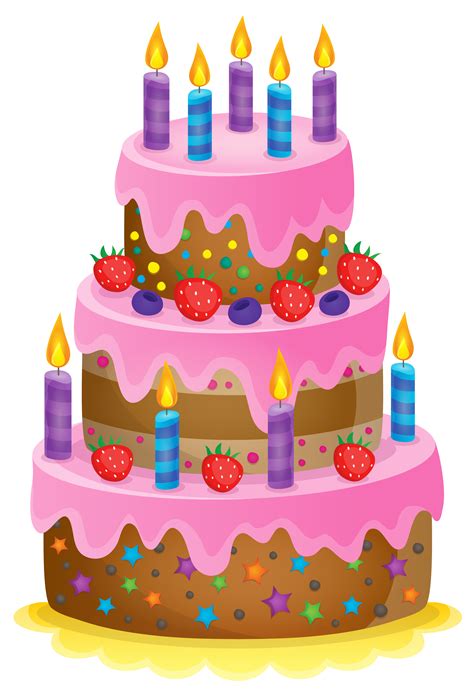 Birthday Cake Clipart at GetDrawings | Free download