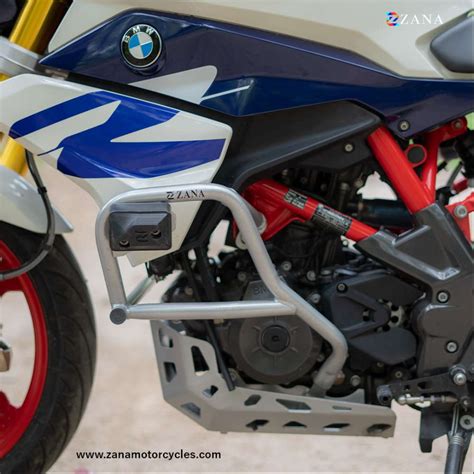 Buy BMW G310R Silver Lower Engine Guard Online by ZANA