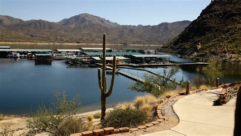 Bartlett Lake Marina in Tonto National Forest