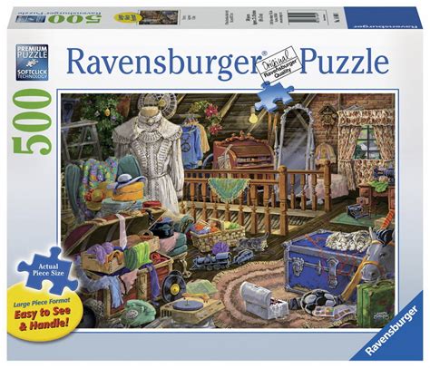 Jigsaw Puzzle by Ravensburger - The Attic 500 PC LGE Format