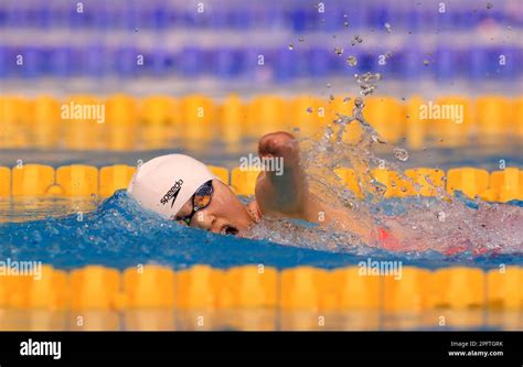 China's Jialing Xu in action during the Women's MC 400m Freestyle World ...