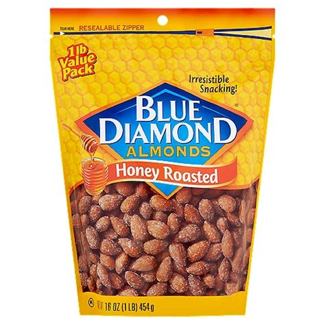 Blue Diamond Almonds Honey Roasted Almonds Value Pack, 16 oz