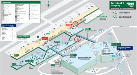 Minneapolis Airport Terminal Map - United States Map