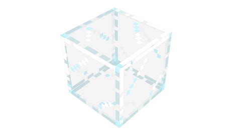 3D model Minecraft Glass Block VR / AR / low-poly | CGTrader