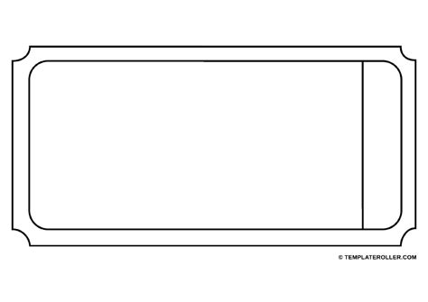 Blank Raffle Ticket Template - Fill Out, Sign Online and Download PDF ...