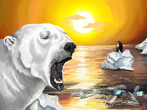 Art to help raise awareness of climate change. : r/AnimalArt