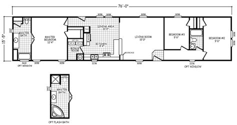 16 Wide Mobile Home Floor Plans - floorplans.click