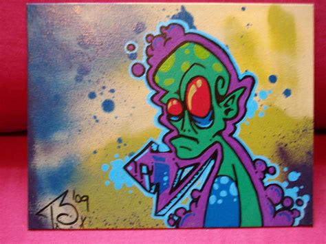 graffiti alien by PUNKNINJAMAN on DeviantArt