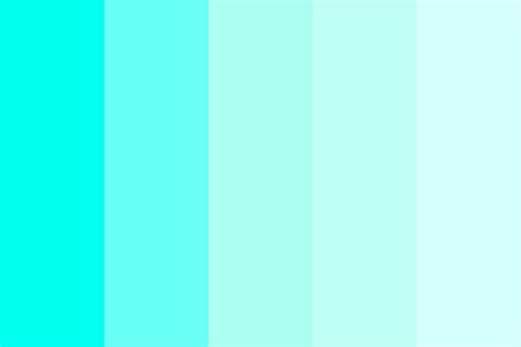 shades of aqua Color Palette