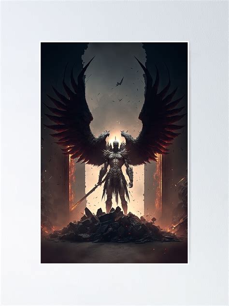 "The Dark Angel" Poster for Sale by darkfantasy-atk | Redbubble