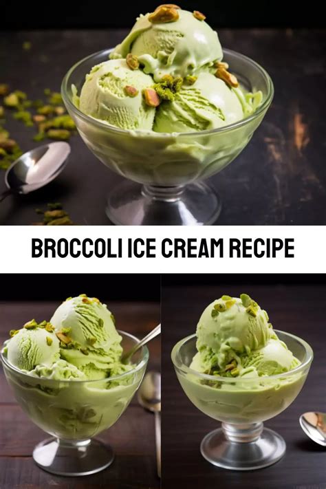 Broccoli Ice Cream Recipe - Bex's Kitchen