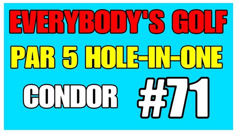 Everybody's Golf Condor 71 Hole-In-One Par 5 Eagle City Hole 3 ...