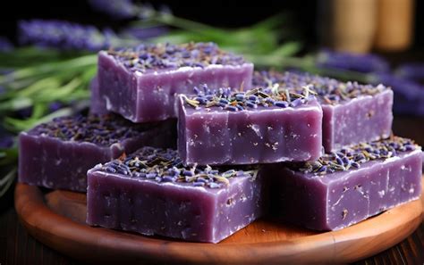 Premium AI Image | Natural soap bars with ingredients