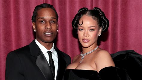 Rihanna and A$AP Rocky Arrived “Fashionably Late” in Matching Outfits ...