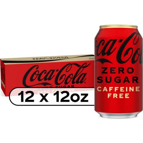 Coca-Cola® Zero Sugar Caffeine Free Soda Cans, 12 pk / 12 fl oz - King ...