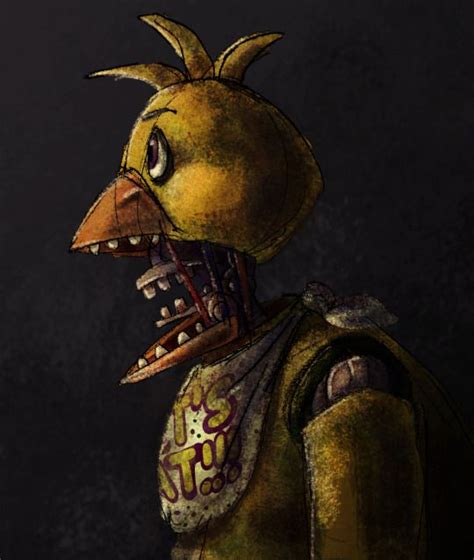 FNAF 2 Withered Chica art