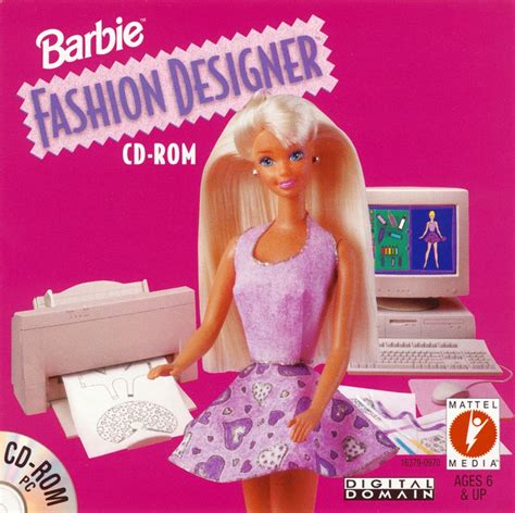 Barbie Fashion Designer (1996) Macintosh box cover art - MobyGames