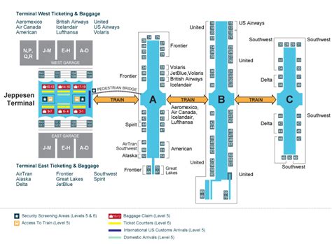 Denver International Airport Map - Map Of The World