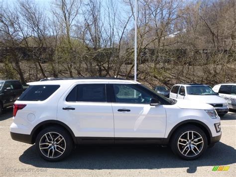 2016 Oxford White Ford Explorer Sport 4WD #112284768 Photo #13 ...