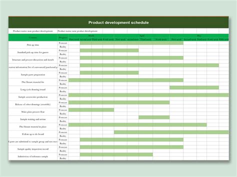 Project Plan Excel Template Free Download