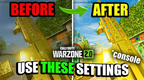 BEST CONSOLE Settings for Warzone 2.0 2023 | OPTIMUM PS4, PS5 & XBOX ...