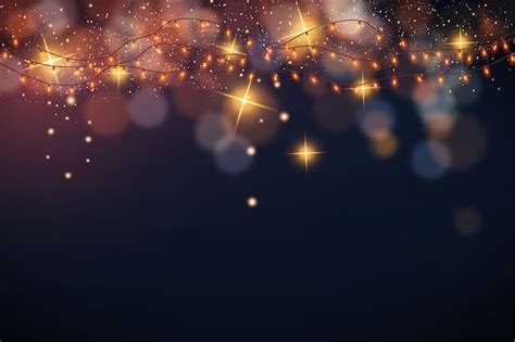 Free Photo | Cute Christmas Background with Bokeh