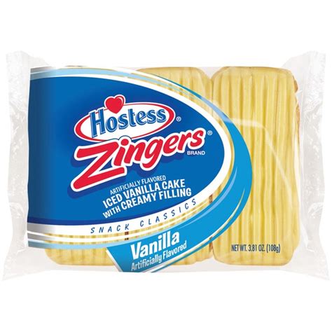 Hostess Zingers Vanilla Cakes (3.81 oz) from Bashas' - Instacart