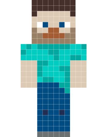 Minecraft Steve Pixel Art | Mineraft Things