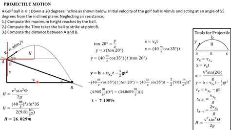 Projectile Motion Problem with Simple Solution. - YouTube