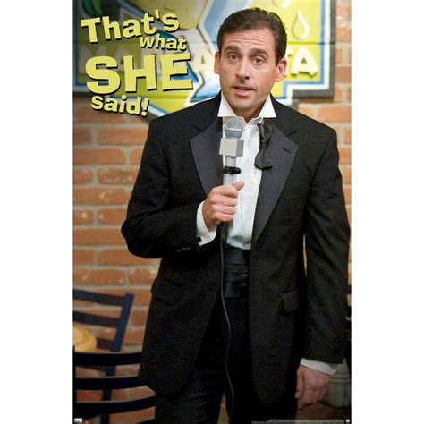 The Office - Michael Scott - That's What She Said Poster - Walmart.com ...