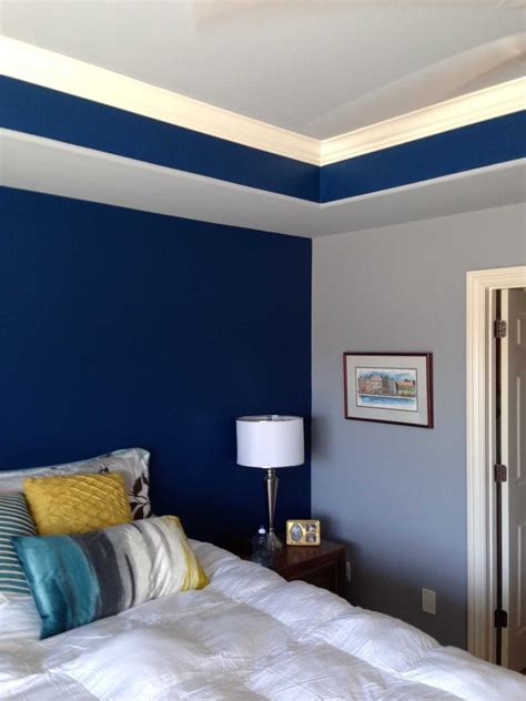 Blue Bedroom Paint Two Different Colors