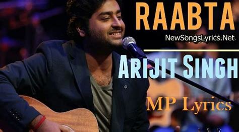 lyrics raabta | Raabta [Arijit Singh] - MpLyrics