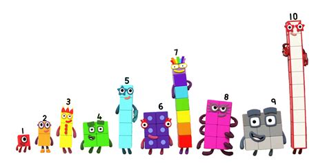 Numberblocks Coloring Pages 1-10 - James Milligan's Coloring Pages