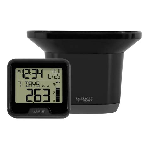 La Crosse Technology Wireless Digital Rain Gauge with Indoor ...