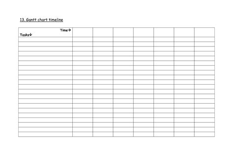 Simple Blank Chart Template