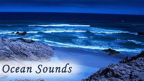 Sleep with Ocean Sounds at Night - NO MUSIC - Relaxing Rolling Waves ...