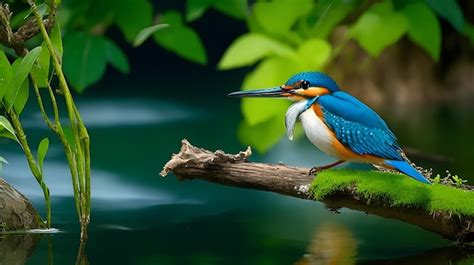 Premium AI Image | Colorful Birds In Nature Scene