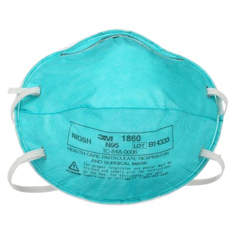 Face Mask 3m N95 Respirator Molded Healthcare Fluid Repellant Regular ...