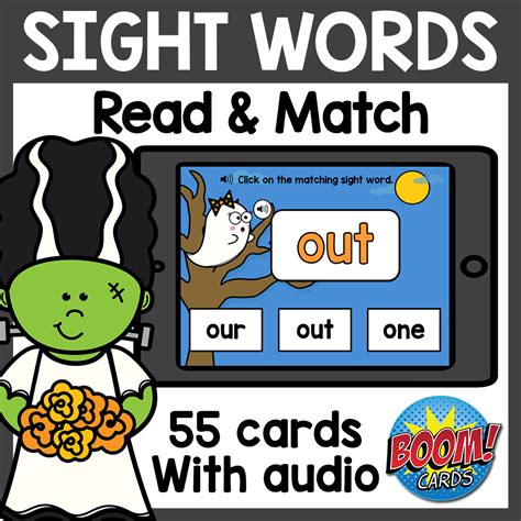 Sight Words Boom Cards | Halloween Boom Cards | Made By Teachers