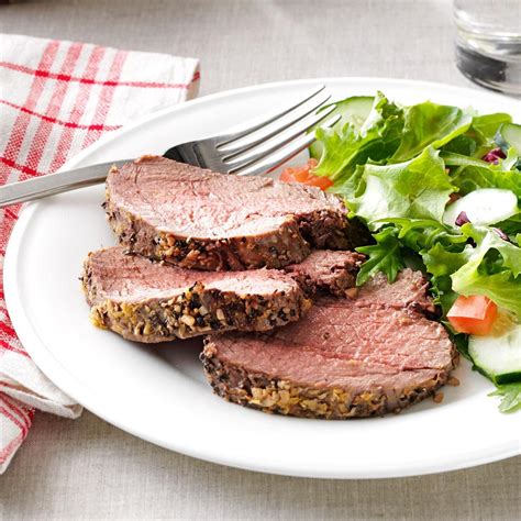 Peppered Beef Tenderloin Roast Recipe | Taste of Home