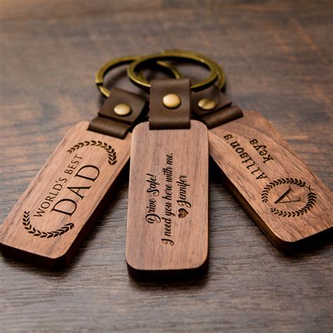 Engraved Wood Key Chain – MUUJEE