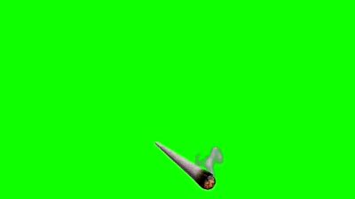 Smoking Joint (Green Screen) on Make a GIF