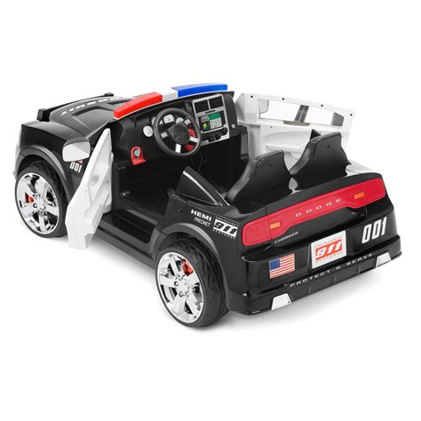 Kid Trax Dodge Pursuit Police Car 12-Volt Battery-Powered Ride-On ...