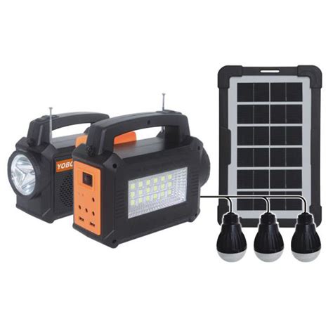 Charging and lighting portable power station with solar panel - Jieao ...