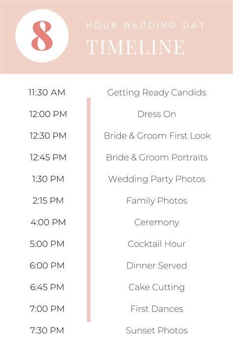 Planning your Wedding Day Timeline - Rachel Graff Photography