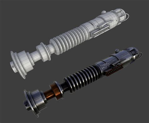 ArtStation - Luke Skywalker’s green Lightsaber